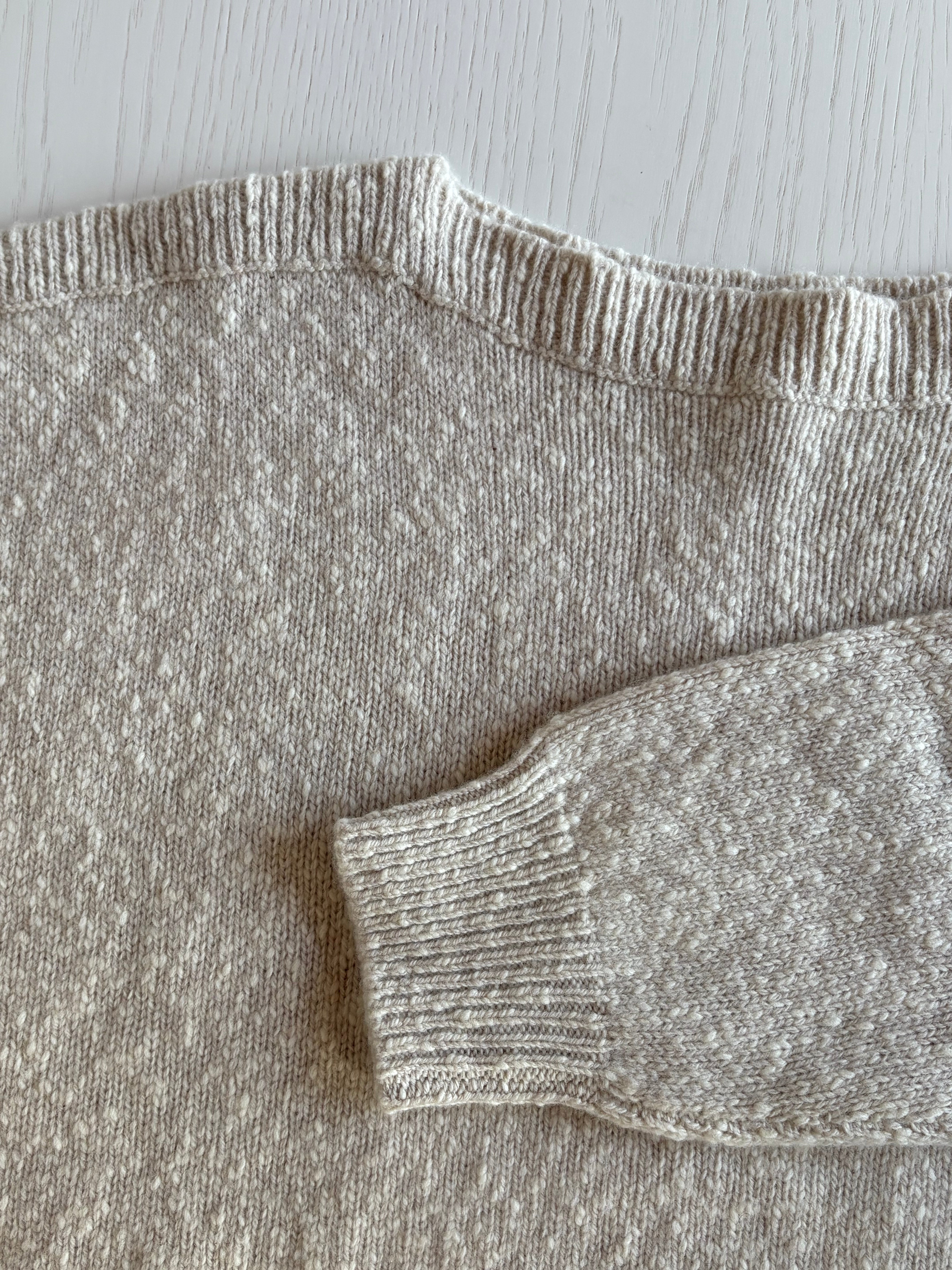 Petit Boat Neck Lys Beige