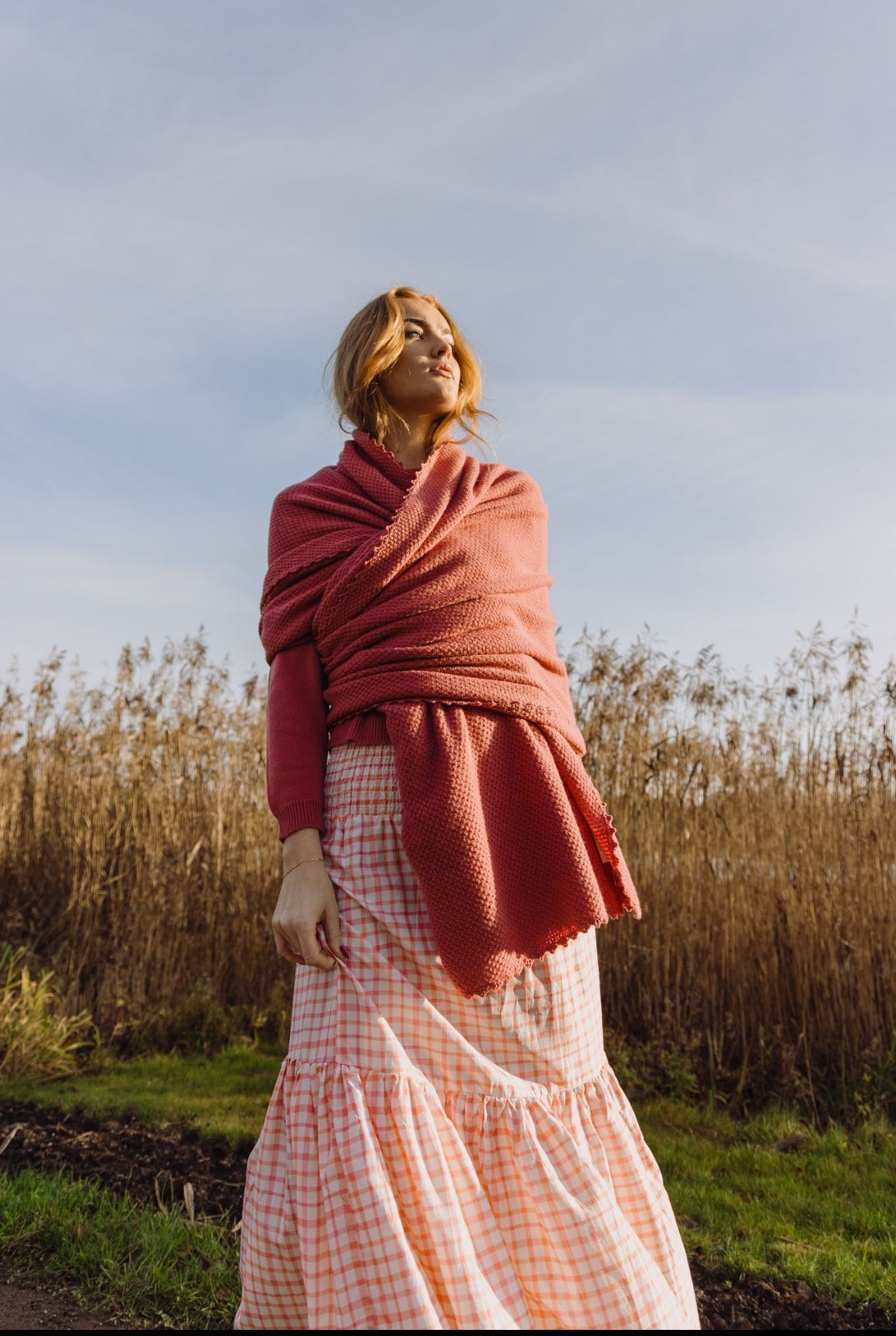 Summer Nights Blanket Terracotta